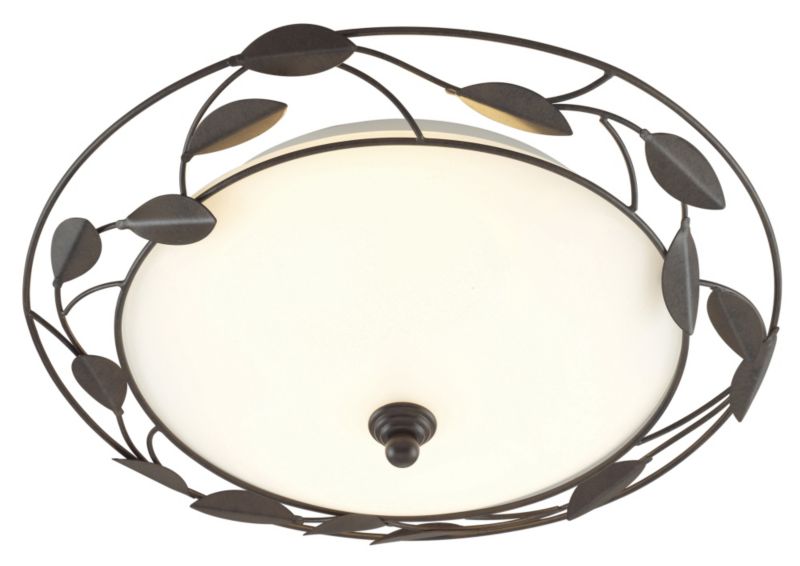 Chloe Chocolate and Brushed Gold Effect Ceiling Light
