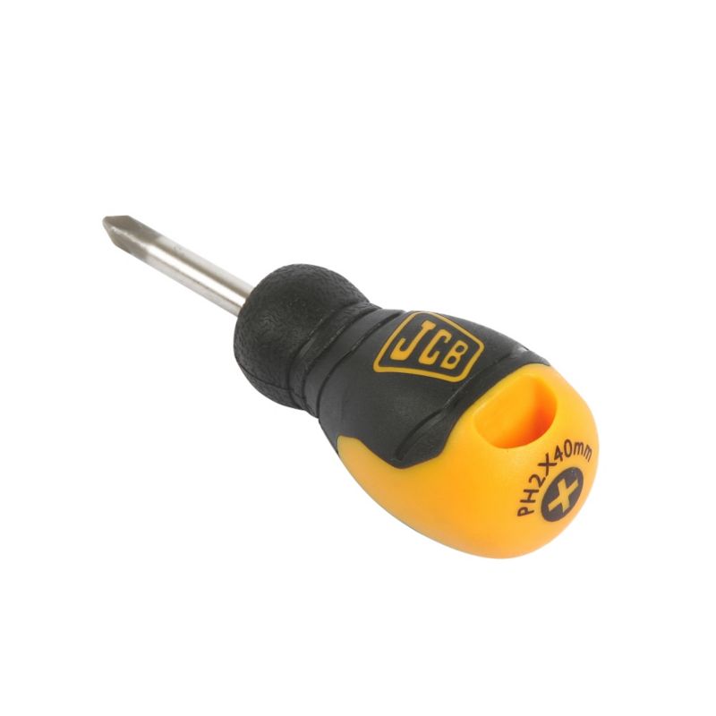 JCB PH2x40mm Crosshead Stubby Screwdriver