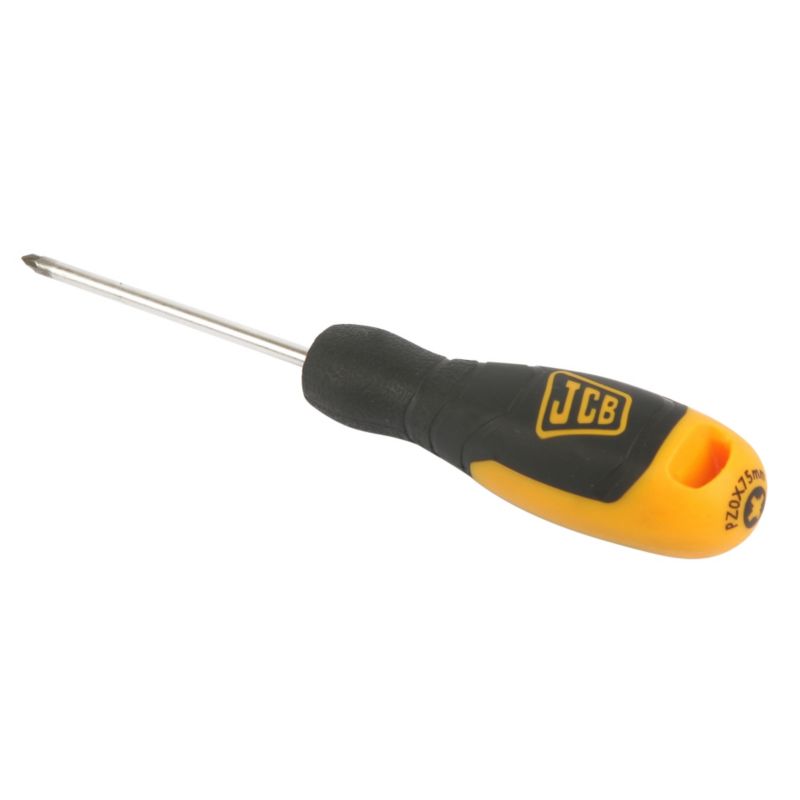 JCB Pz0x75mm Pozi Screwdriver