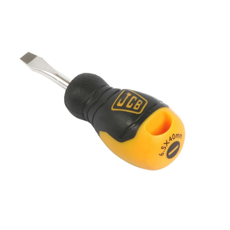 JCB Sl6.5x40mm Slotted Stubby Screwdriver