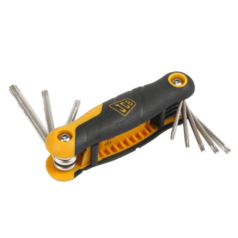 JCB Star Folding Key Set