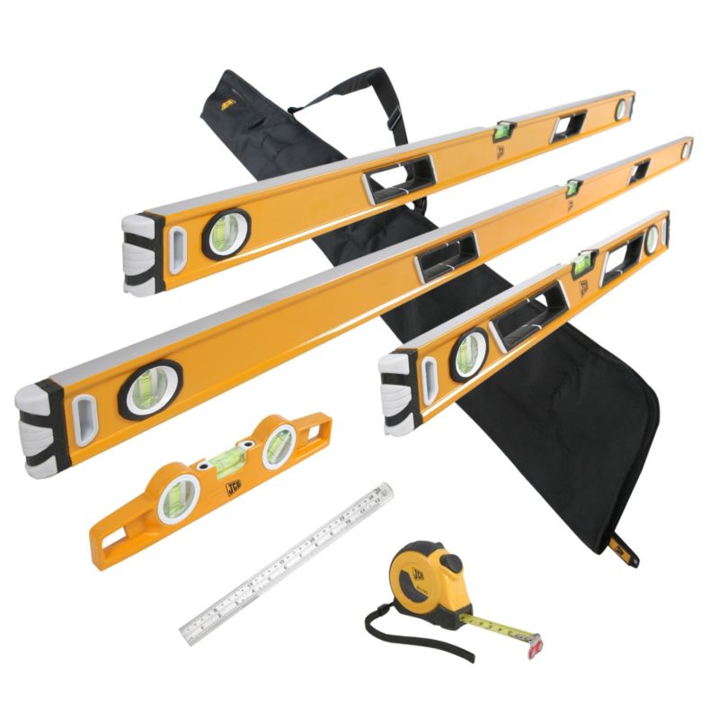 Alternative image for JCB 6 Piece Level & Measuring Set With Case