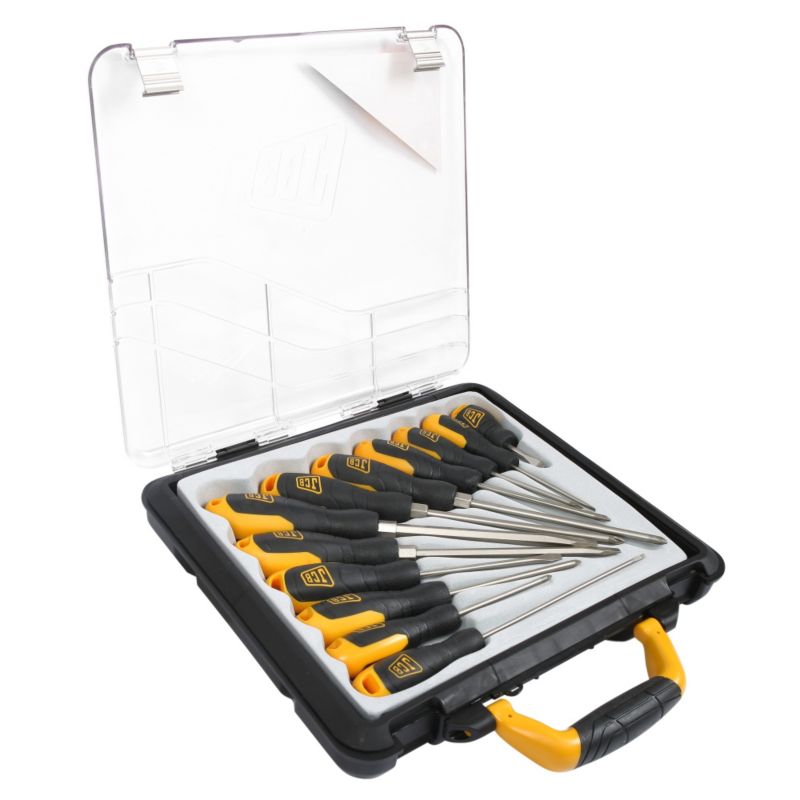 JCB 12pc Screwdriver Set