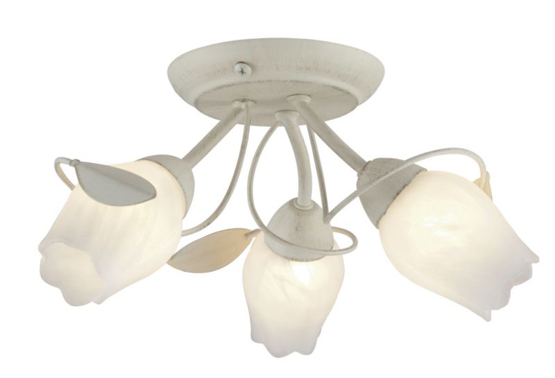 Lights by B&Q April Semi Flush Ceiling Light