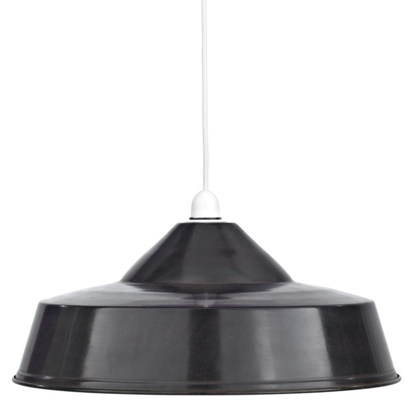 Colours by BandQ Darci Metal Pendant Rusted Chocolate