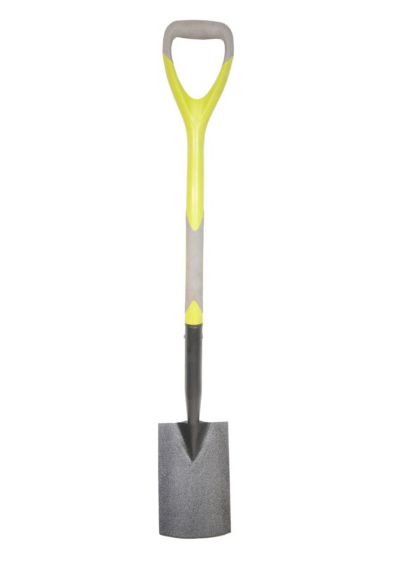 BandQ Ergonomic Carbon Steel Border Spade
