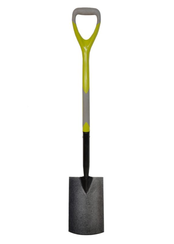 BandQ Ergonomic Carbon Steel Digging Spade