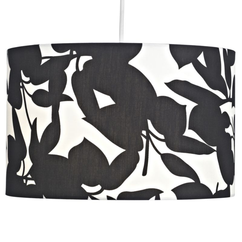 Colours by B&Q Shirley Leaf Shade Black/White