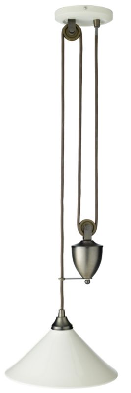 Lights Collection by B&Q Renoir Pendant Brass Effect/Cream