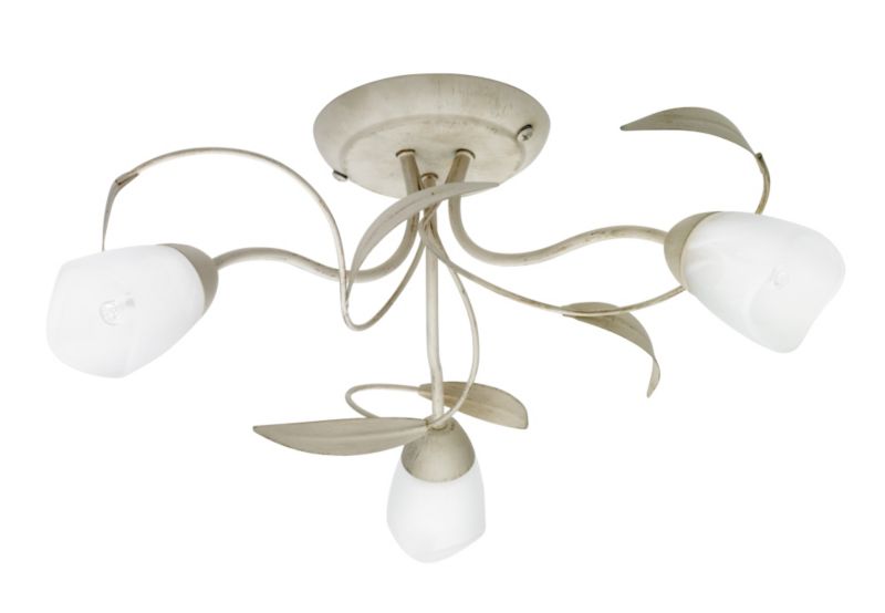 Chloe Golden Semi Flush Ceiling Light