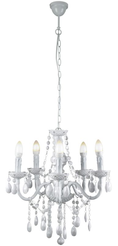 White Wickham Chandelier