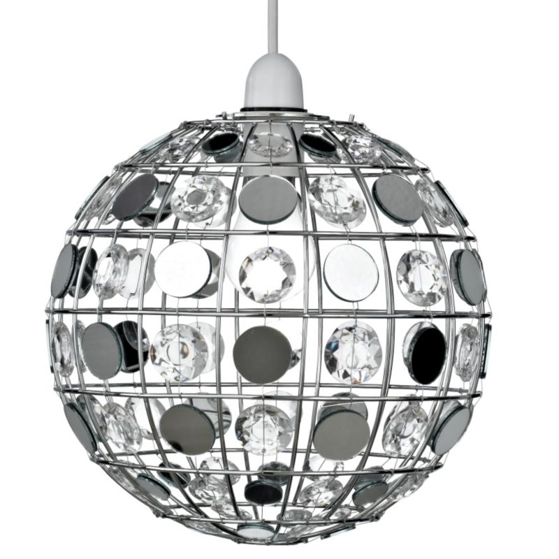 Mariah Acrylic Beads and Mirror Deco Shade