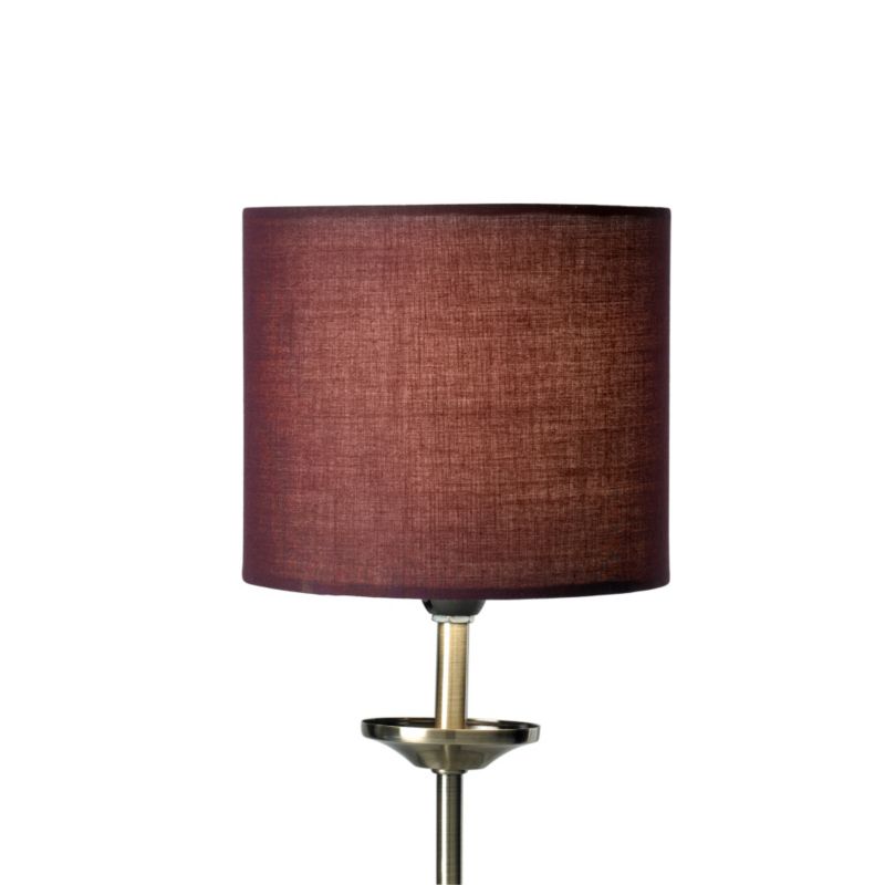 Colours by BampQ Briony Small Fabric Drum Shade Purple