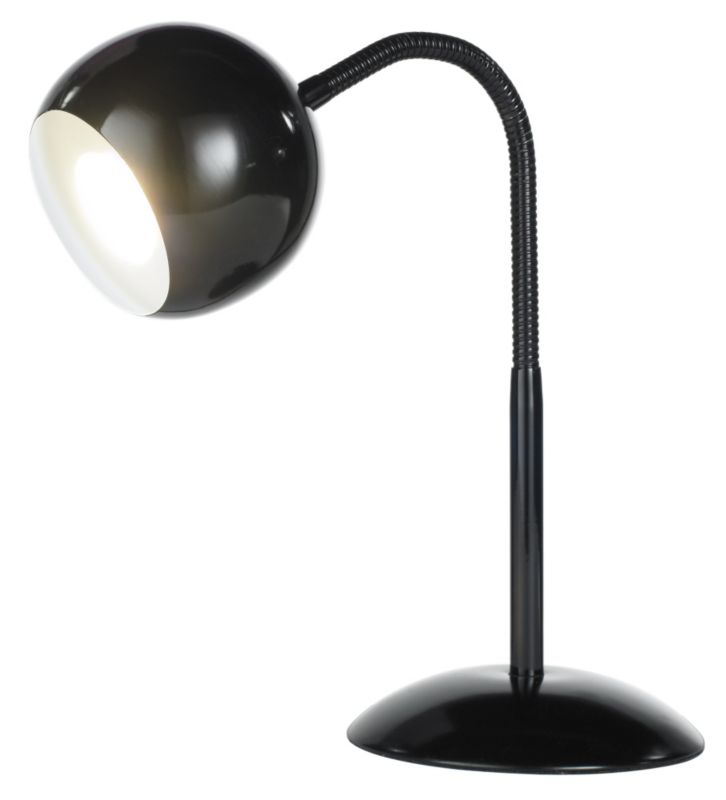 Lights by BandQ Rosalie Eyeball Table Lamp Black