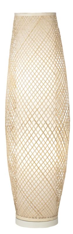 Lights by BandQ Joyce Bamboo Floor Lamp Natural