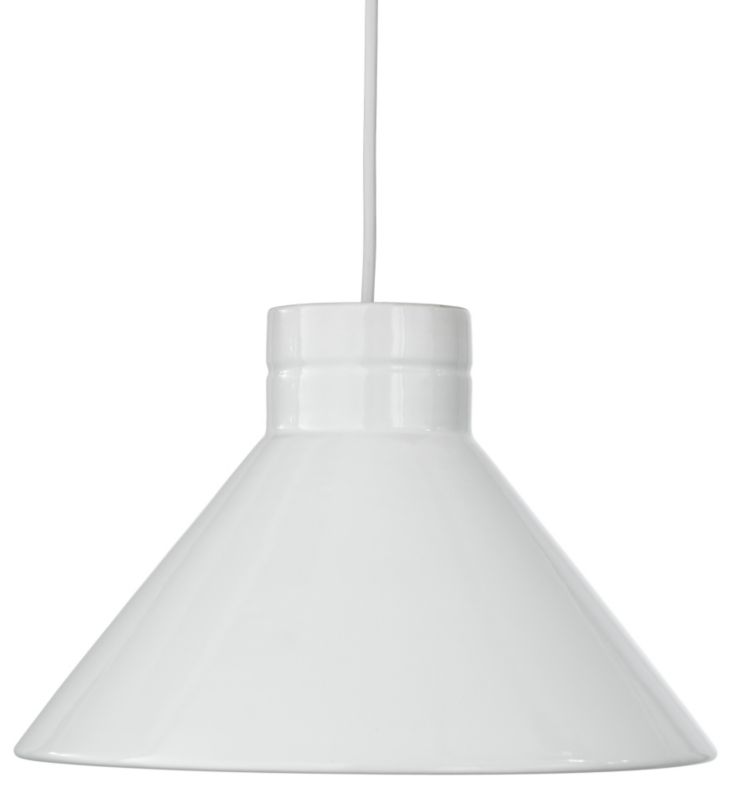 Lights by BandQ Tessa Ceramic Pendant White