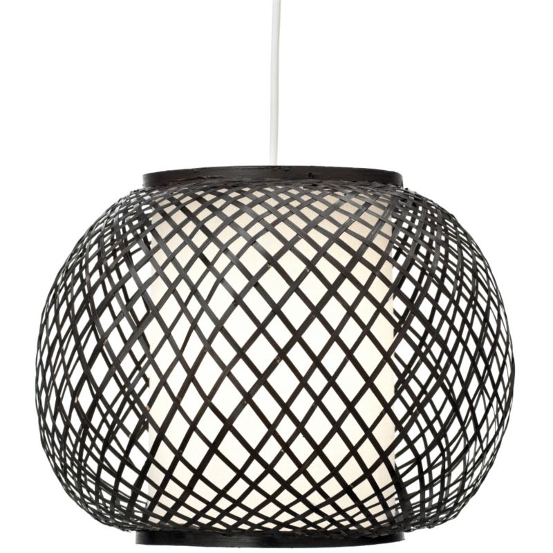 Lights by BampQ Joyce Bamboo Pendant Shade Chocolate