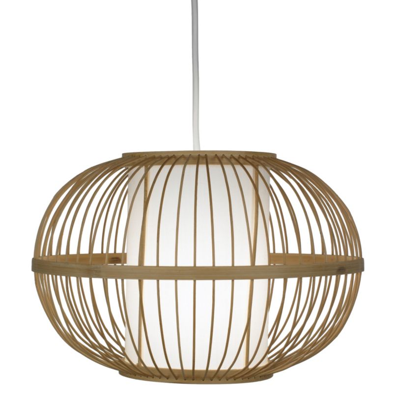 Lights by BampQ Mandy Bamboo Pendant Shade Natural