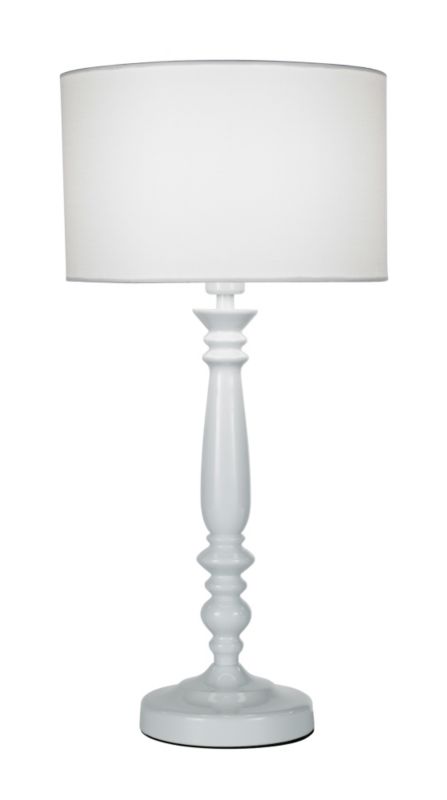 Lights by BandQ Angelina Large Table Lamp White