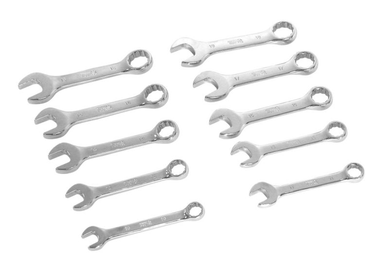 Torq 10pc Stubby Spanner Set With Pouch