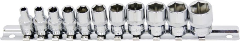 Torq 11Pc 64mm Socket Rail