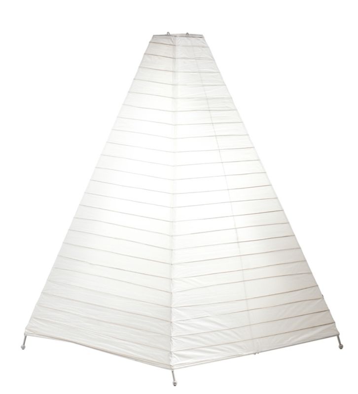 Lights by B&Q Cleopatra Pyramid Paper Floor Lamp White