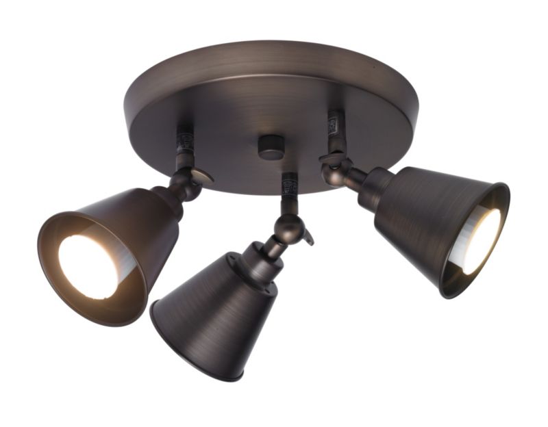 Lights Collection by BandQ Wentworth Spotlight Bronze Effect