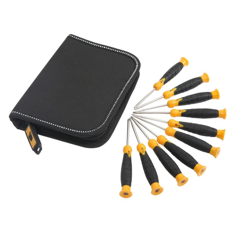 JCB 10pc Precision Screwdriver Set