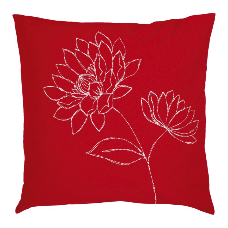 Colours by B&Q Printed Emily Floral Cushion (L)45 x (W)45cm