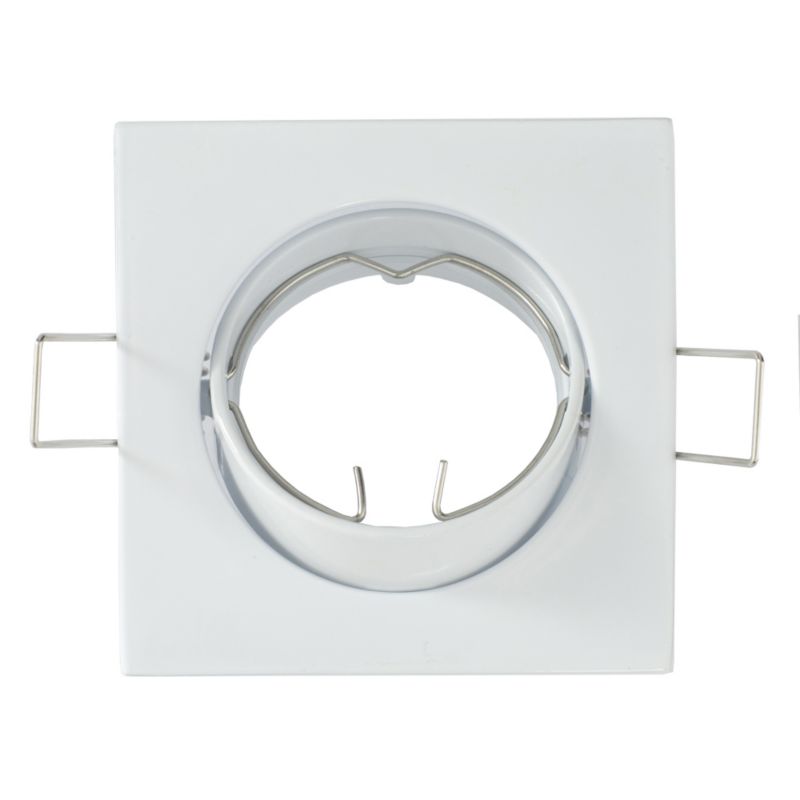 Lights by B&Q Downlight Surround Square Tilting White