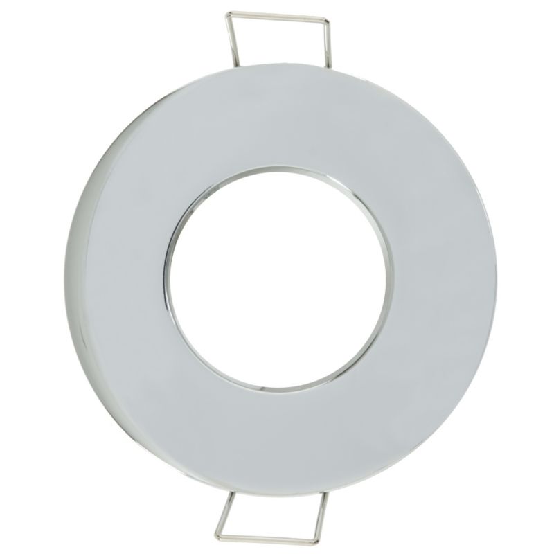 Lights by B&Q Downlight Surround Bathroom Round Chrome Effect