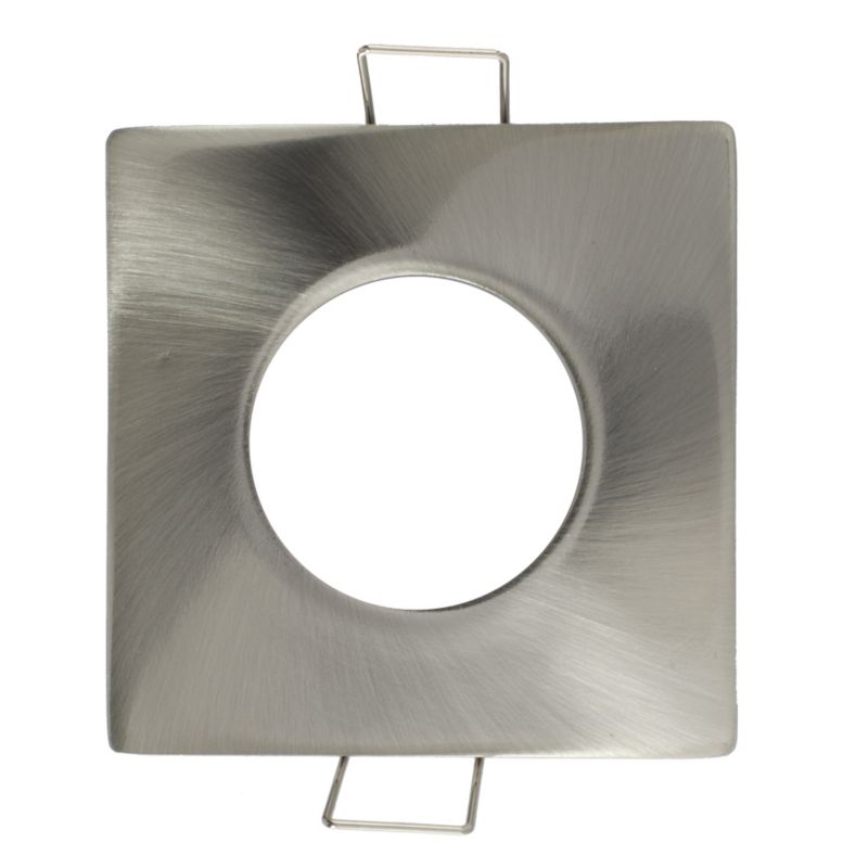 Lights by B&Q Downlight Surround Bathroom Square Chrome Effect