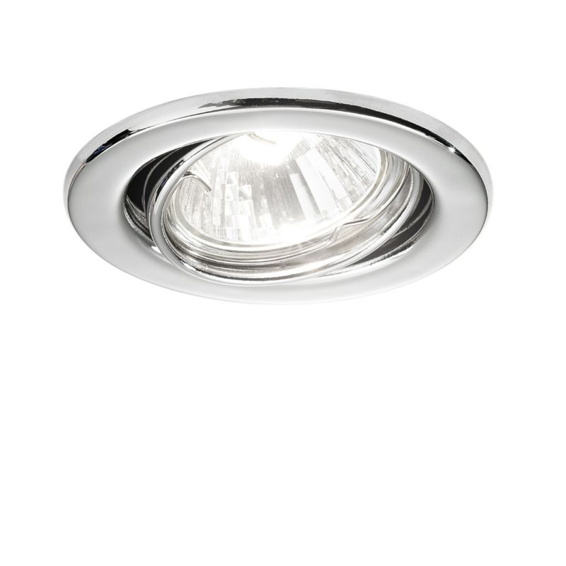 Trade Fire Rated Pressed Chrome Effect TiLighted Downlight