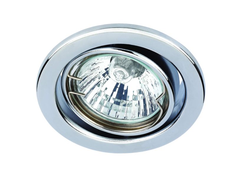 Low VoLightage Polished Chrome Plated Tilting Downlight