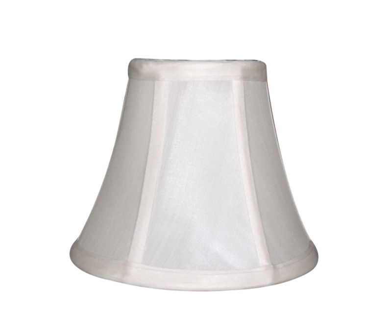 Empire Candle Faux Silk White Shade