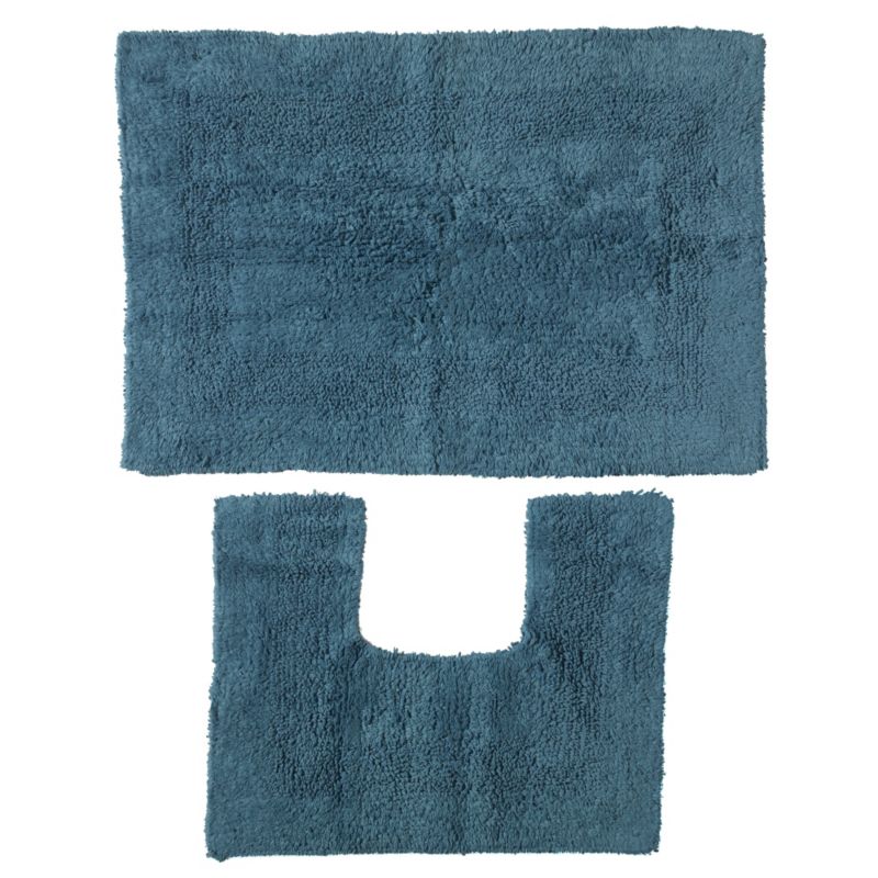 BampQ Bath Mat amp Pedestal Set Jade
