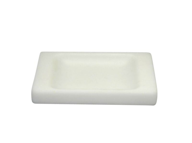 BandQ Rounded Square Soap Dish White