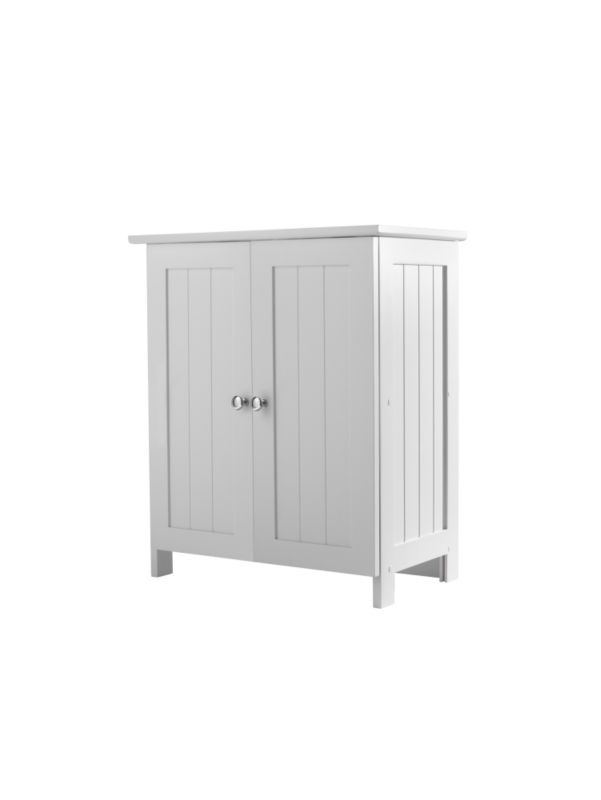 BandQ Tongue and Groove Effect Under Sink Small Vanity Unit