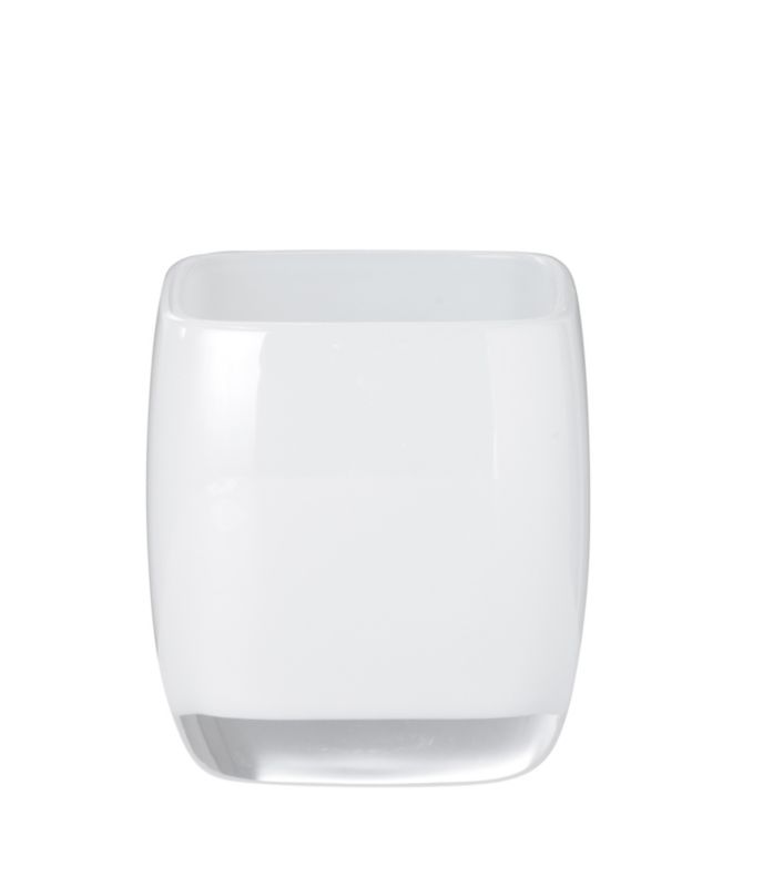 BampQ Rounded Cube Tumbler White