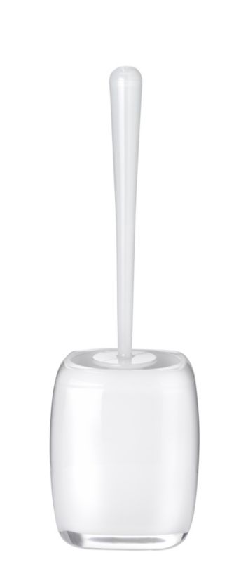 BampQ Rounded Cube Toilet Brush White