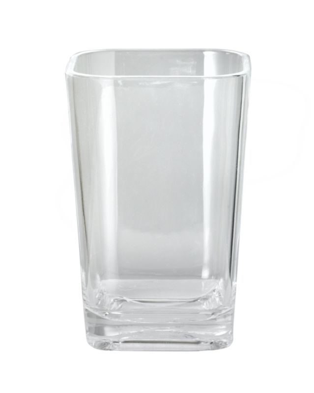 BampQ Rounded Square Tumbler Clear