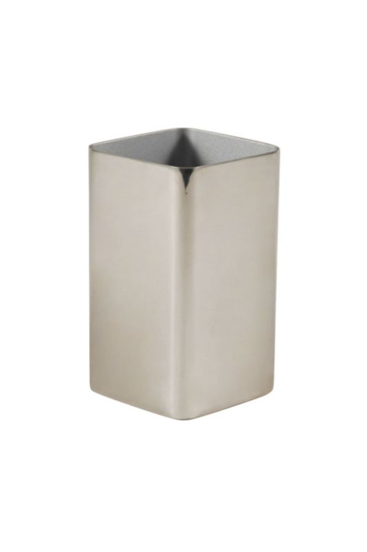 BampQ Rounded Square Tumbler Chrome Finish