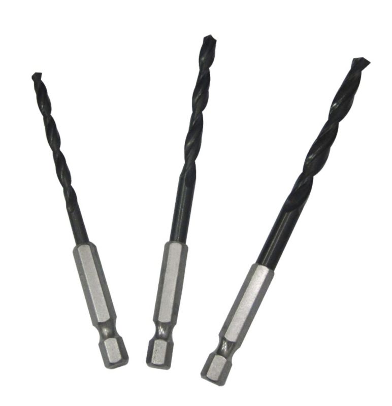PTX 3 Piece QC Hss Drill Bit Set 4 5 6mm