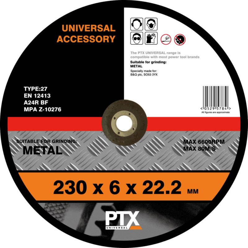 PTX 230mm Metal Grinding Disc