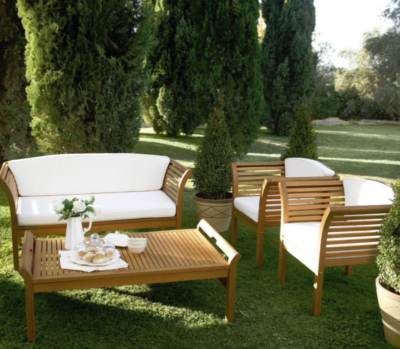 Alternative image for Blooma Saigon Wooden Garden Armchair