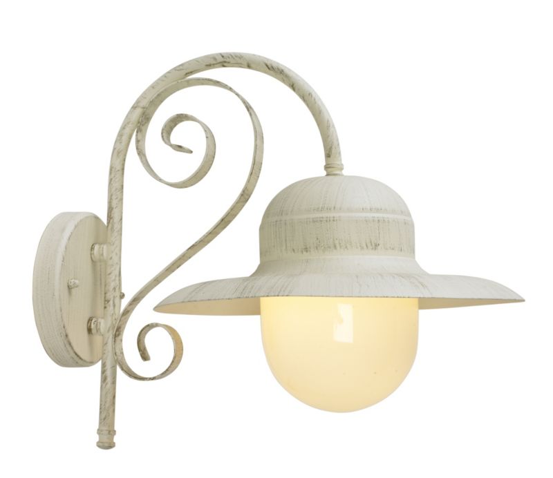 Calais Porcelain Wall Lantern Cream 60w