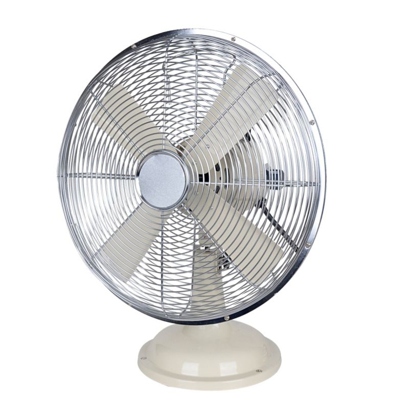 Blyss 30cm Cream Desk Fan