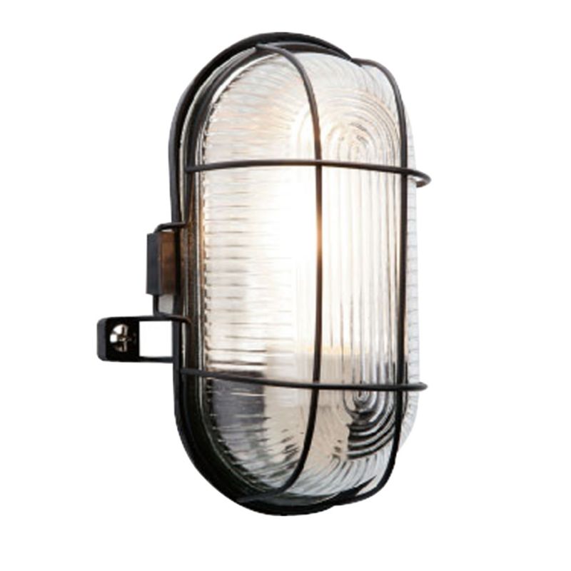 B&Q Taro Outdoor Wall Light in Black