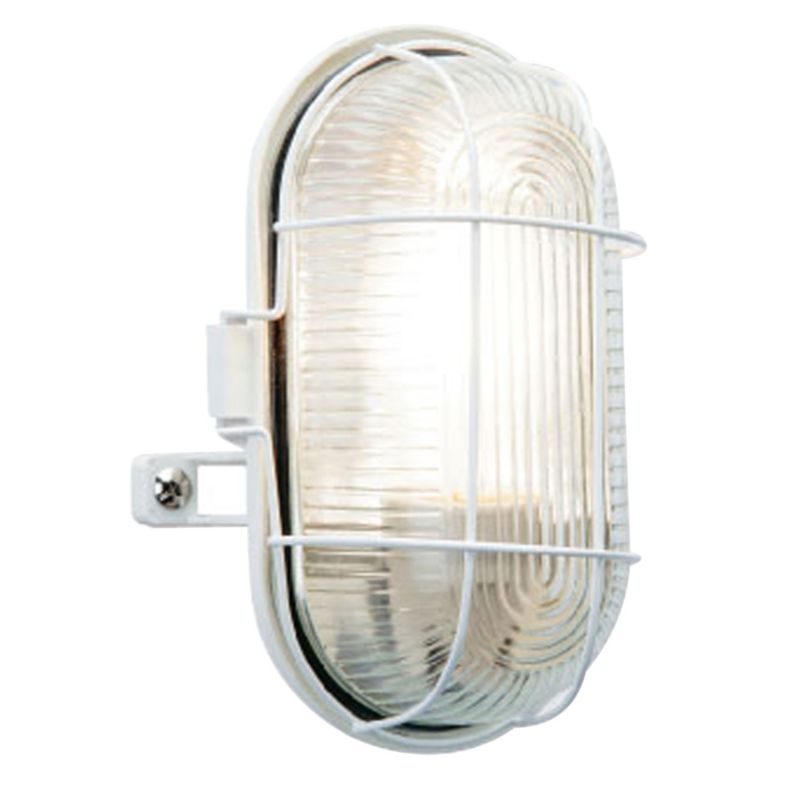 B&Q Taro Outdoor Wall Light in White