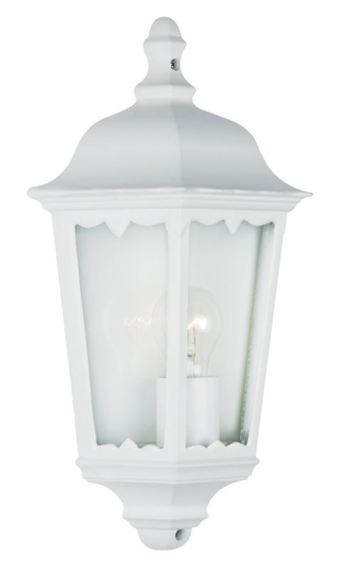 Unbranded Ryedale White 60W Half Wall Lantern